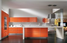 意大利现代风格的厨房设计-家具图库-顺德家具网